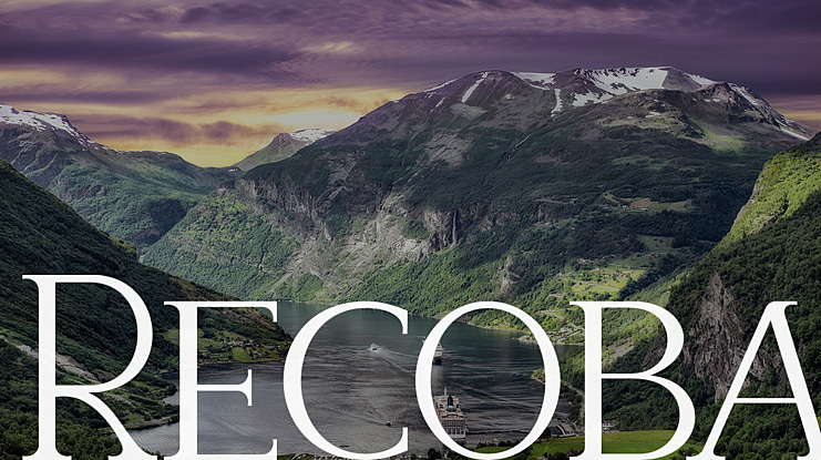 Recoba Font