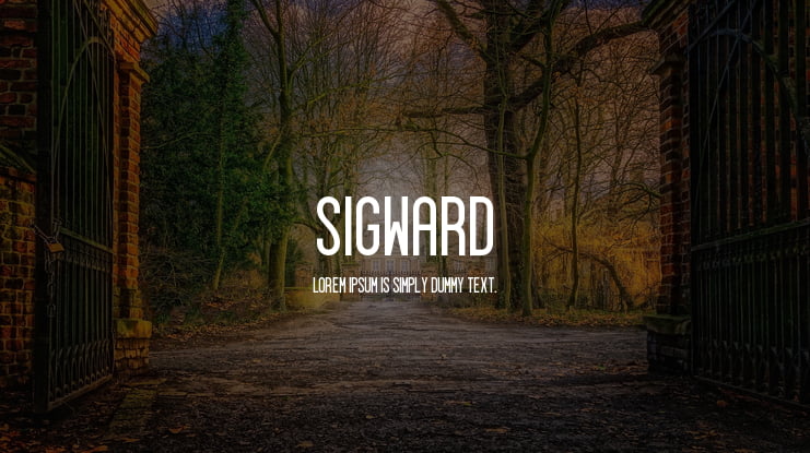 Sigward Font
