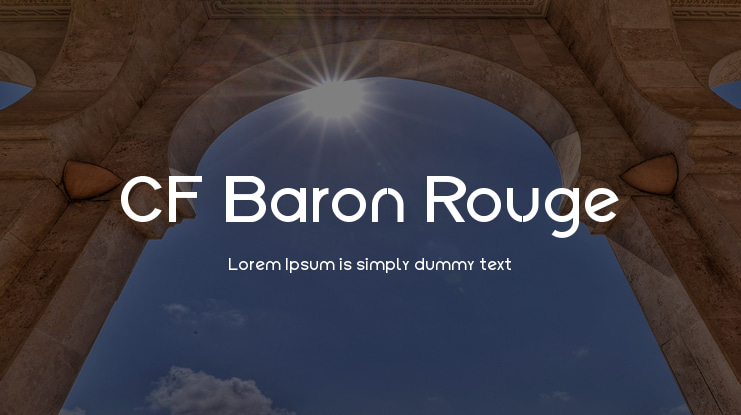 CF Baron Rouge Font
