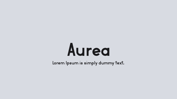 Aurea Font
