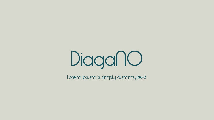 DiagaNO Font