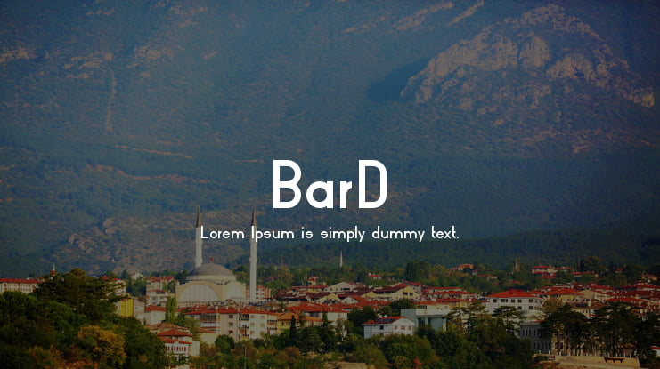 BarD Font