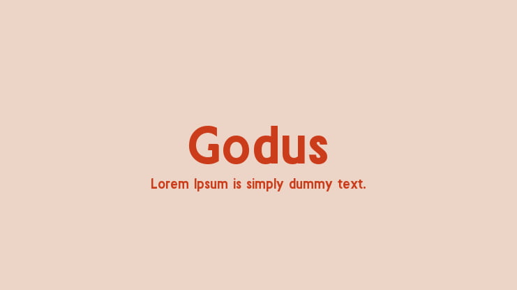 Godus Font Family
