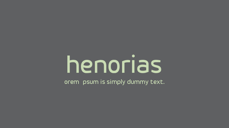 henorias Font
