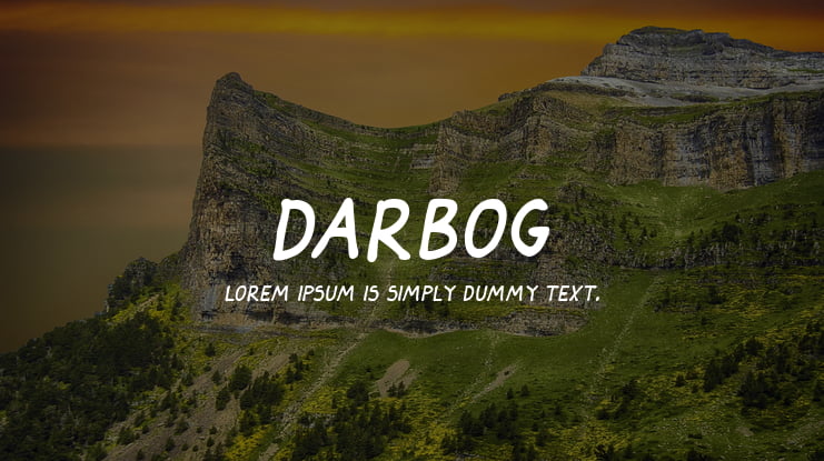 Darbog Font Family