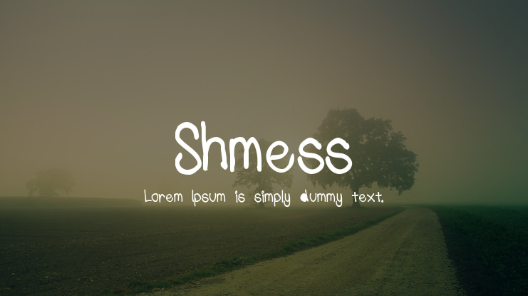 Shmess Font Family