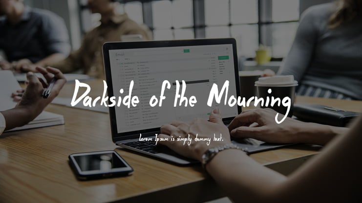 Darkside of the Mourning Font