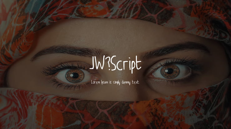 JW_Script Font