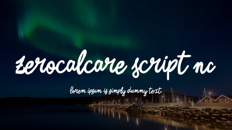Zerocalcare Script NC Font Family