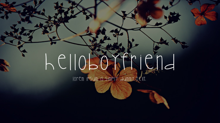 HelloBoyfriend Font