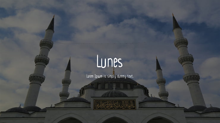 Lunes Font