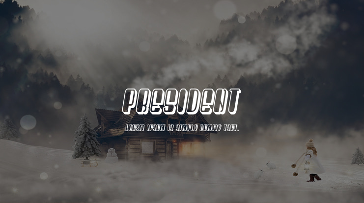 President Font Family