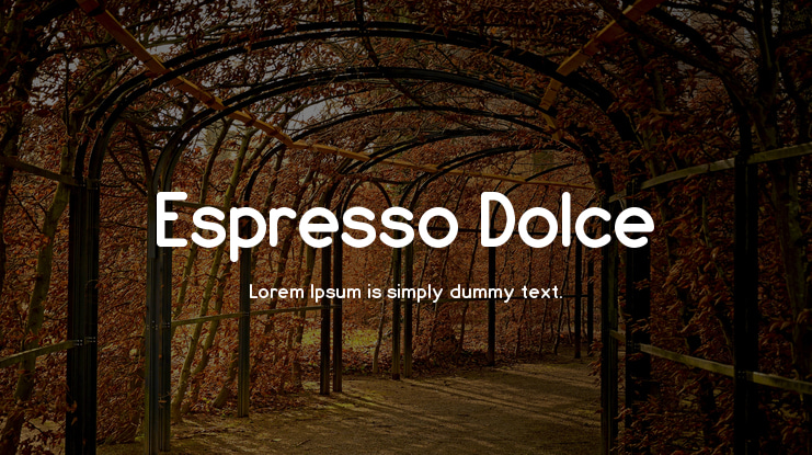 Espresso Dolce Font