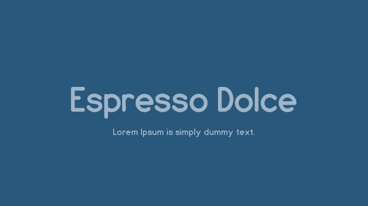 Espresso Dolce Font