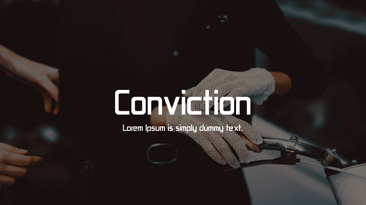 Conviction Font