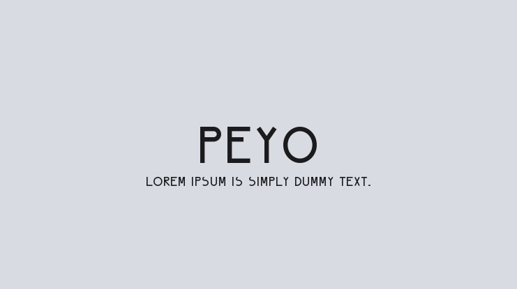 Peyo Font