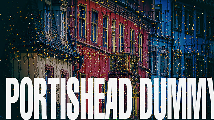 Portishead Dummy Font
