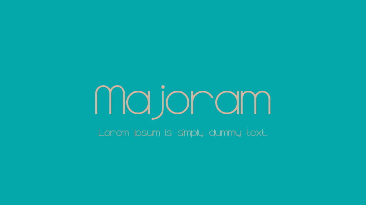 Majoram Font Family
