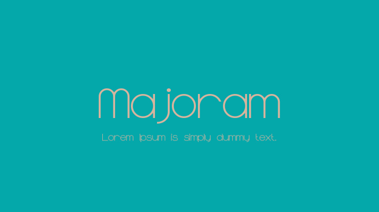 Majoram Font Family