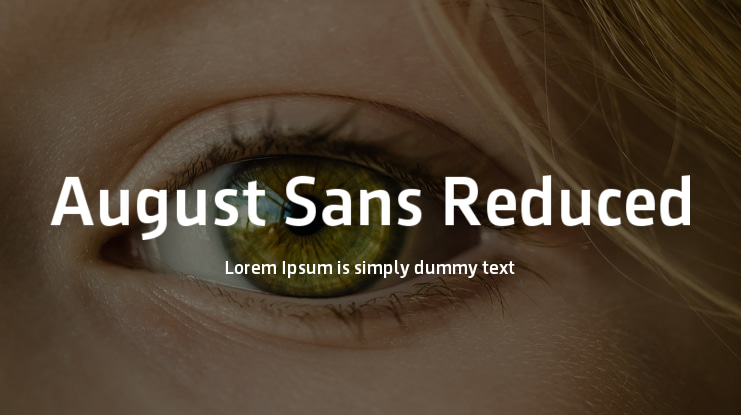 August Sans Reduced Font Family