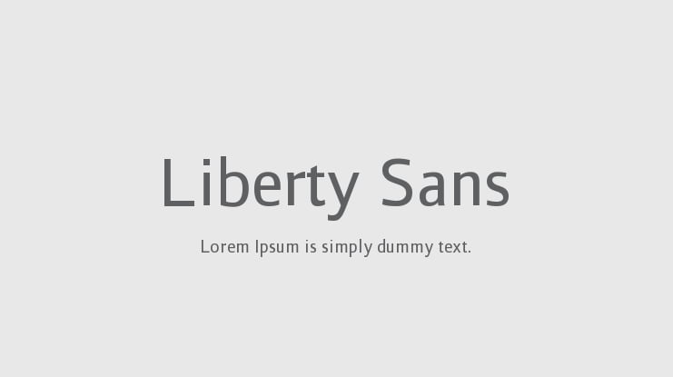 Liberty Sans Font