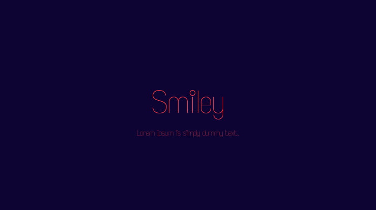 Smiley Font Family