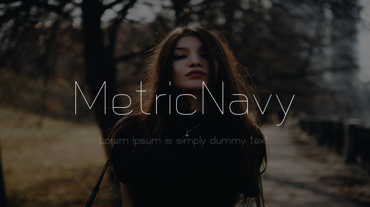 MetricNavy Font