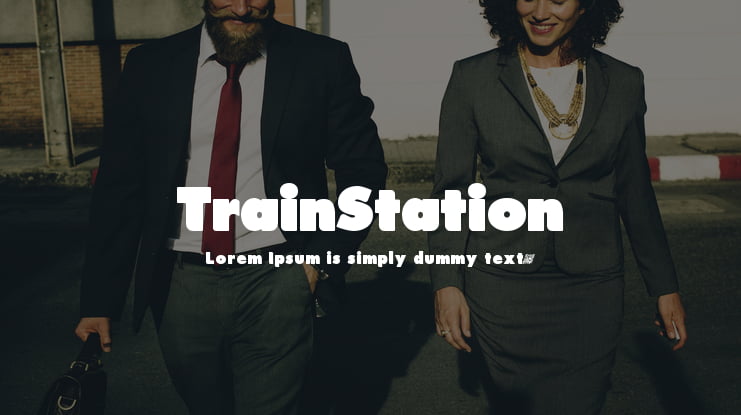 TrainStation Font