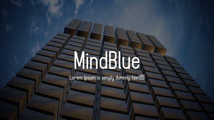 MindBlue Font Family