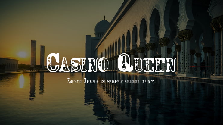 Casino Queen Font
