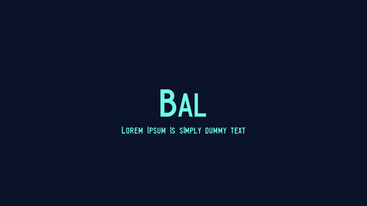 Bal Font
