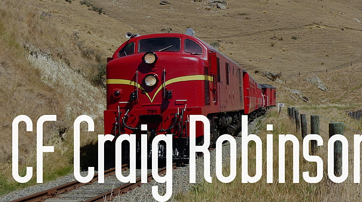 CF Craig Robinson Font