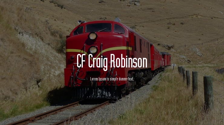 CF Craig Robinson Font