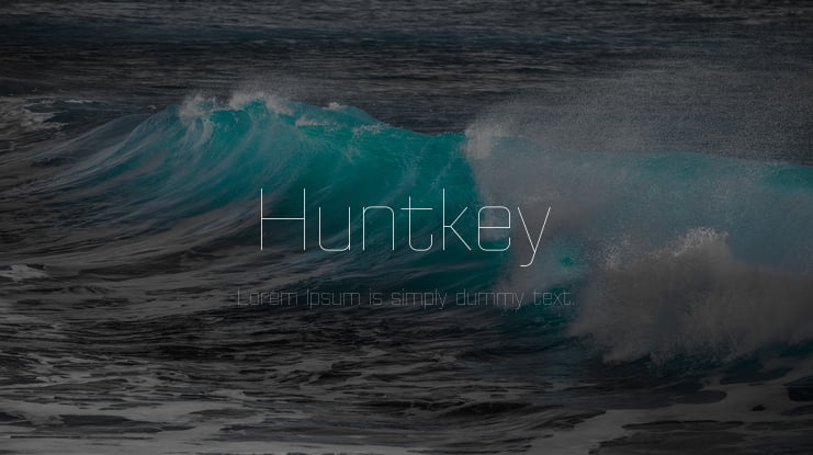 Huntkey Font