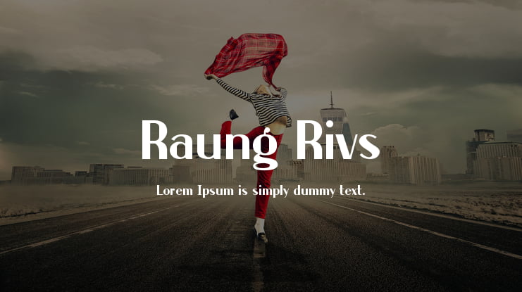 Raung Rivs Font