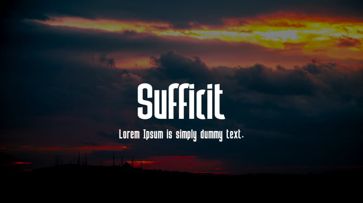 Sufficit Font