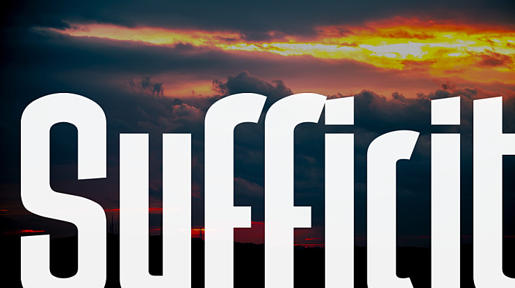Sufficit Font