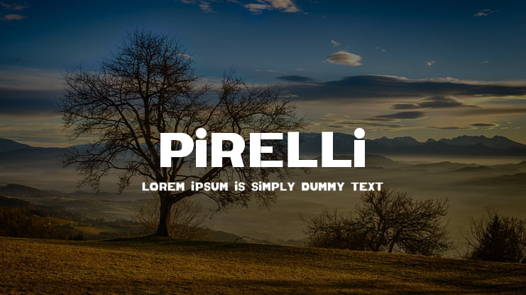 Pirelli Font