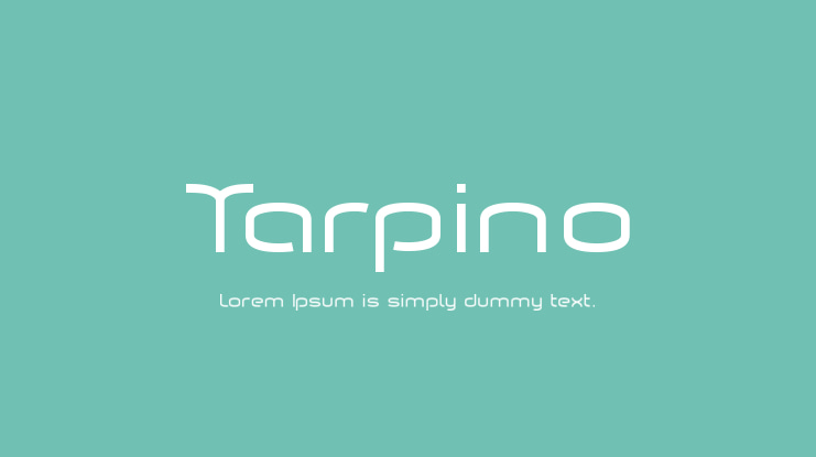 Tarpino Font