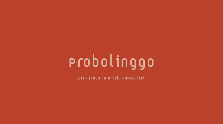 Probolinggo Font