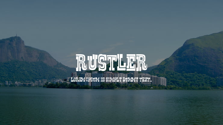 Rustler Font Family