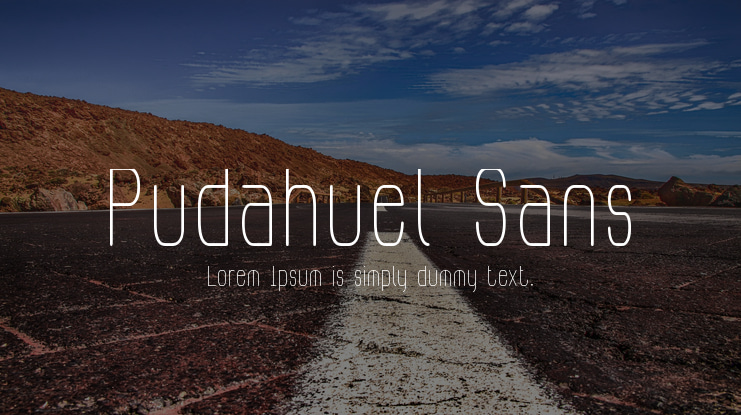 Pudahuel Sans Font