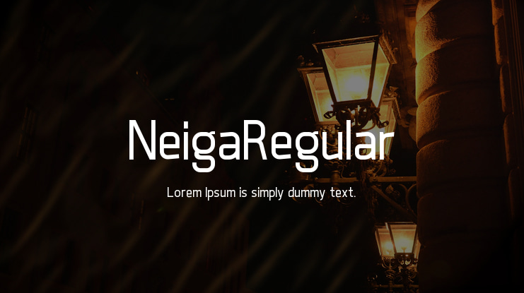 NeigaRegular Font