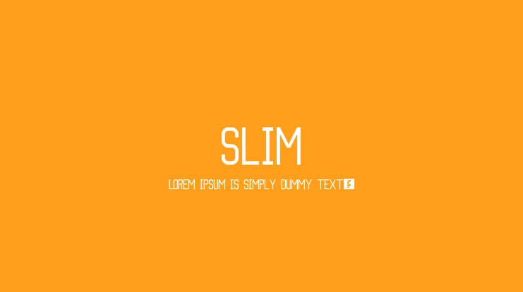 Slim Font