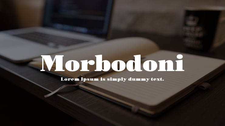 Morbodoni Font
