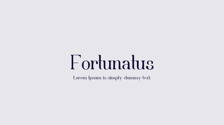 Fortunatus Font