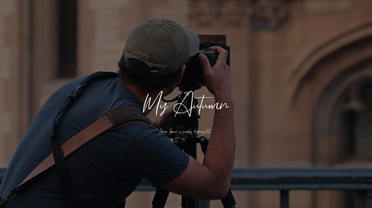 My Autumn Font