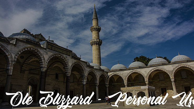 Ole Blizzard - Personal Use Font