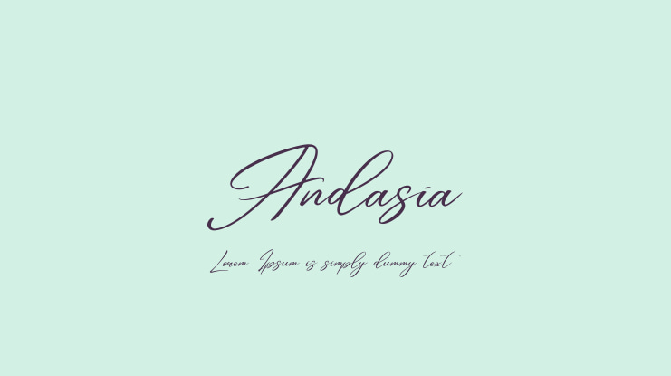 Andasia Font