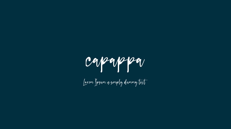 capappa Font